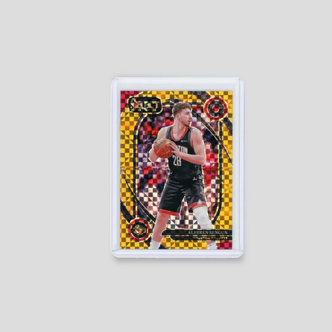 2024-25 Panini Select Alperen Sengun Courtside Gold Checkerboard /10