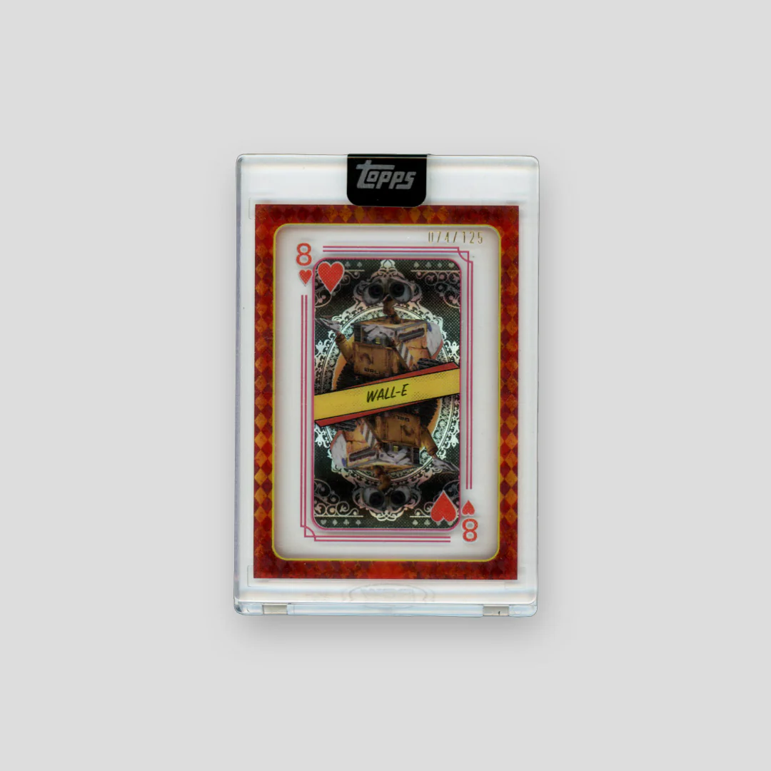 2025 Topps Disney Mint Wall-E Acetate Playing Card /125